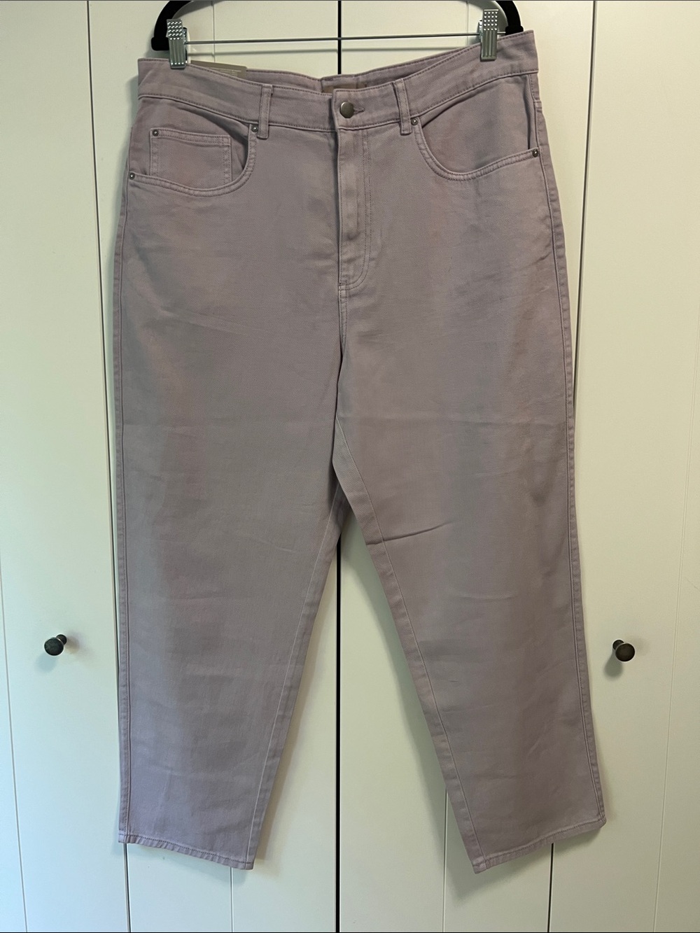 NWT HM loose mom jeans in lavender size L